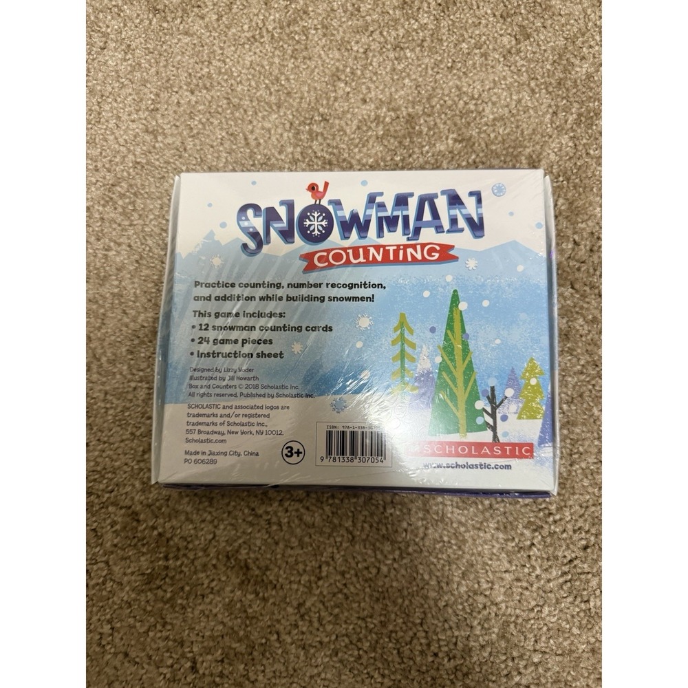 Scholastic Snowman Counting Game - Picture 2 of 2